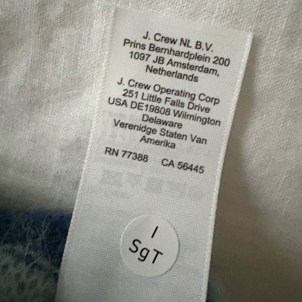 NWT Madewell Blue and Cream Striped Sweater - Picture 10 of 10